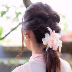 <mini>向日葵～彩色花漾編織髮圈 / 髮飾 / 細髮圈 / hair accessories / scrunchie 第9張的照片