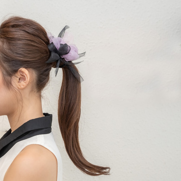 迷你 | 萬聖節盛開針織髮圈 | 女巫 第1張的照片