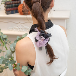 迷你 | 萬聖節盛開針織髮圈 | 女巫 第3張的照片