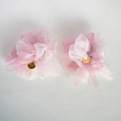レンゲ｜彩る咲き編みシューズクリップ 6枚目の画像