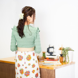 新鮮的綠色| Saki編織的髮夾/瓦萊塔 第6張的照片