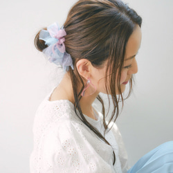 mini｜繡球花｜Sakiknit髮夾/髮夾 第1張的照片