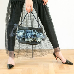 [NEW] Monotone｜Sakiknit Clutch/Handbag (Tatami-rim) 第2張的照片