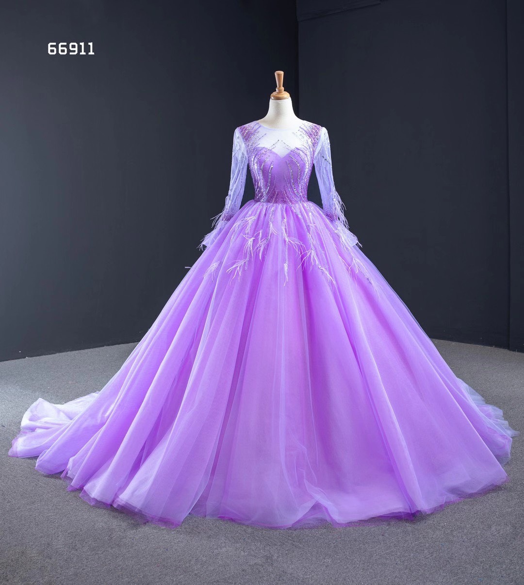 オーダードレス♪ラベンダー♪王道派♪サイズオーダー無料★色変更無料★二次会★挙式★本命ウェディングドレス♪