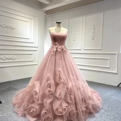 オーダードレス♪可愛すぎる〜お色直しカラードレス♪ベースから色変更