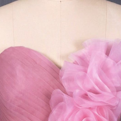 豪華オーダーお色直しカラードレス♪マタニティ対応★パニエアクセサリー小物附属二次会結婚式色変更無料ウエディングドレス 4枚目の画像