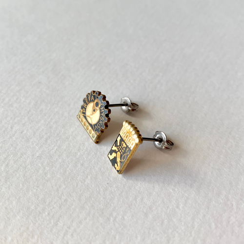 チェコヴィンテージハットピンのメンズライクピアス ピアス