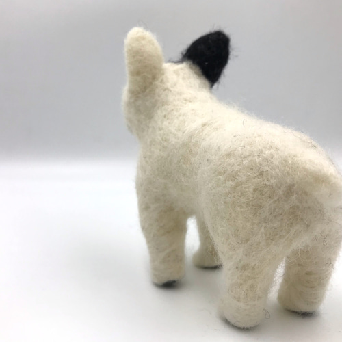 羊毛フェルト 立体 ☆フレンチブルドック☆ 羊毛フェルト のん 通販