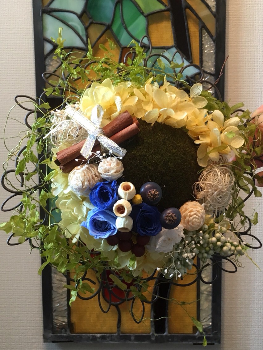 フラワー・リース mi クリスマス リース・ツリーペアセット「Elegant Purple