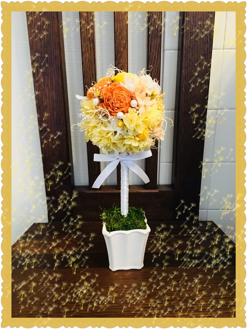 フラワートピアリー プリザーブドフラワー 『フラワートピアリー』 | プリザーブド