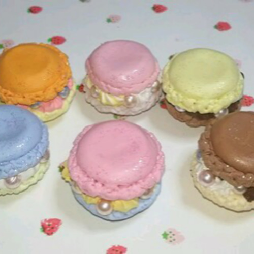 フェイクスイーツ 【青いリボンのマカロンセット】 【公式通販】