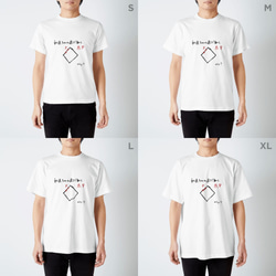 点P【数学の謎Tシャツ】（白） 3枚目の画像