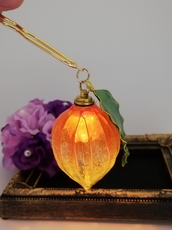 Chinese lantern　Hairpin 第2張的照片