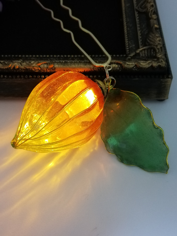 Chinese lantern　Hairpin 第4張的照片