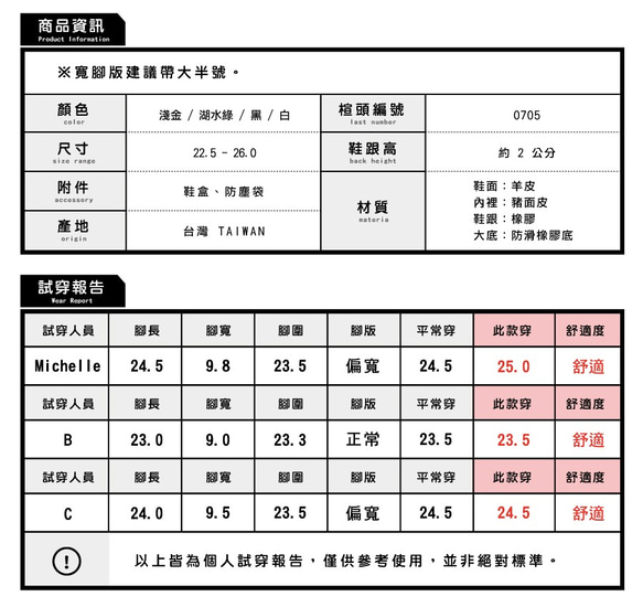 簡約時尚寬一字帶涼鞋 / 淺金 / 手工女鞋 / S2-19516L 第7張的照片