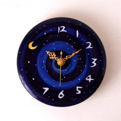 月と星の掛け時計　Night Clock　　　　 2枚目の画像