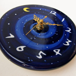 月と星の掛け時計　Night Clock　　　　 5枚目の画像