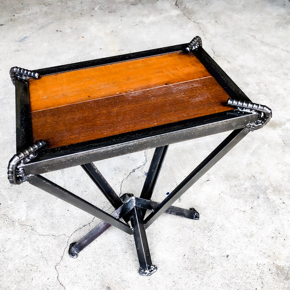 1.K.G. brand - IRON SIDE TABLE (インダストリアル・インテリア) 4枚目の画像