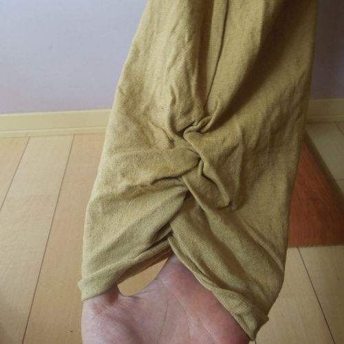 asana　ヘンプコットン ヨガパンツ●草木染めマンゴー 再入荷】asana ヘンプコットン ヨガパンツ○草木染めマンゴー