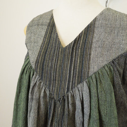 【SALE】bighug 手織りさちばるドレス●ストライプ 4枚目の画像