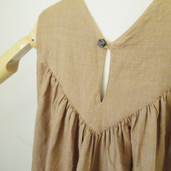 【SALE】bighug 手織りさちばるドレス●ベージュ 7枚目の画像