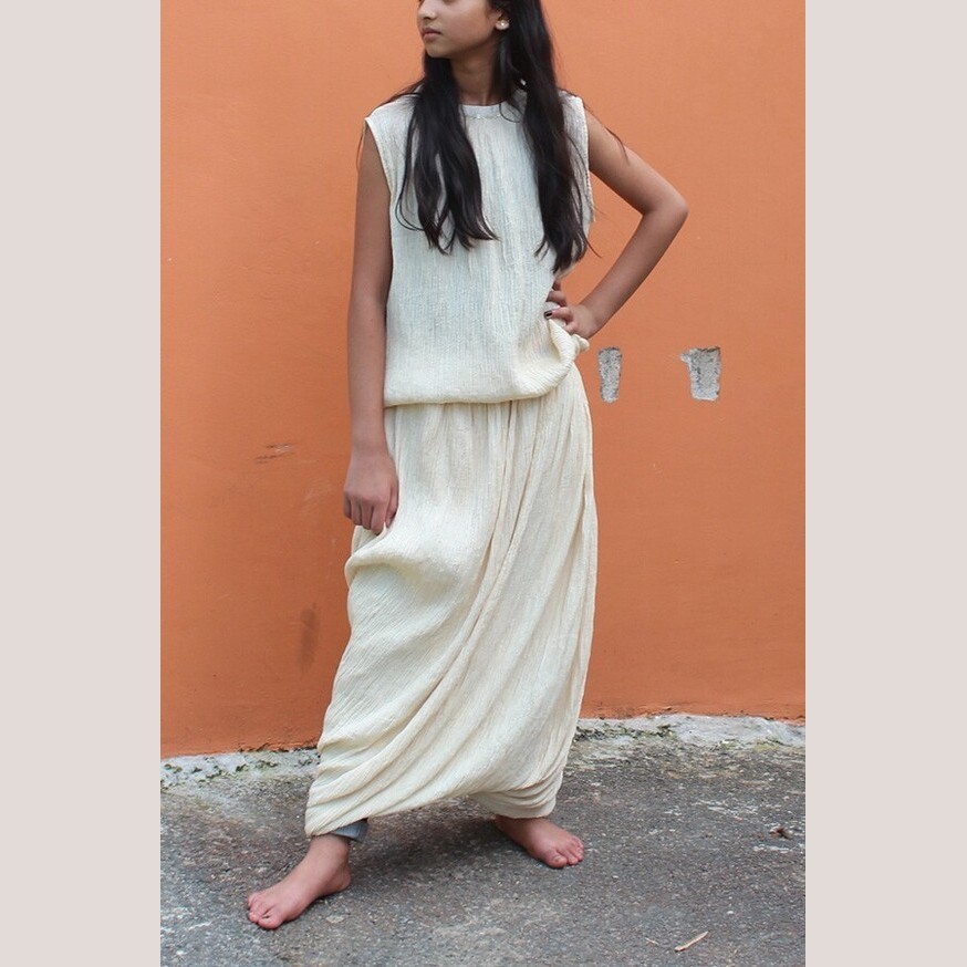 【再入荷】つつむ　クリーミバンブー マシュマロスカート