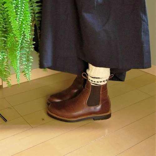 予約受付】bighug ジョルジュ グッドイヤーサイドゴア○タン ブーツ 