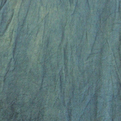 asana ヘンプのノースリーブギャザーワンピース●マンゴーインディゴ 3枚目の画像