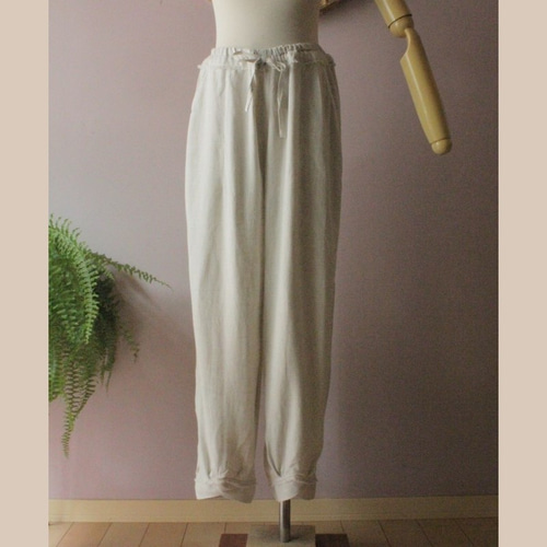 asana HEMP100% テロテロ ゆったり パンツ○キナリ ロングパンツ holy  