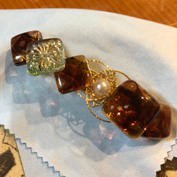 べっ甲風バレッタ✳︎オーロラ 4枚目の画像