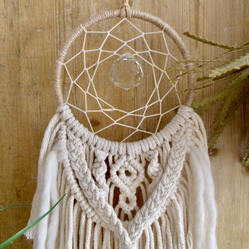 マクラメサンキャッチャー タペストリー・壁掛け purr_tommoooko 通販