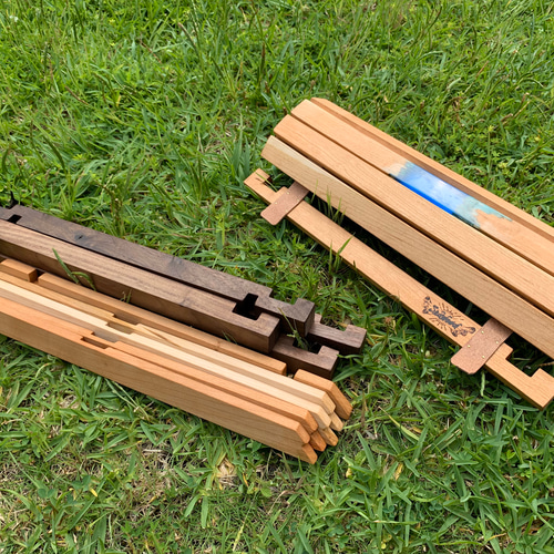 キャンプ アウトドア レジンテーブル ローテーブル・リビングテーブル