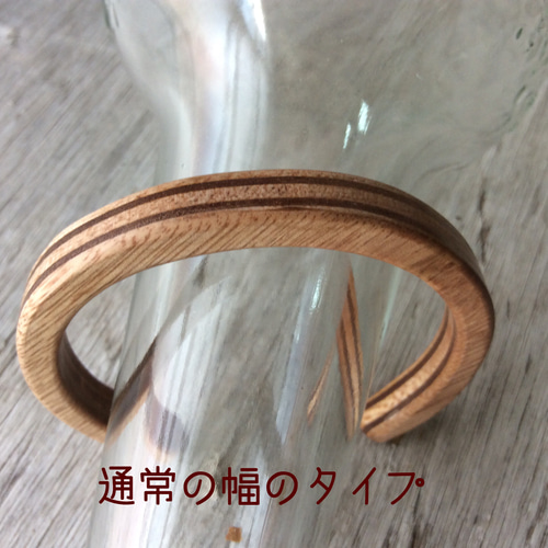 ウッドバングル　木製　ブレスレット ウッドバングル 木製 ブレスレット アクセサリー - メルカリ