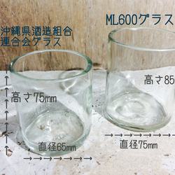 沖縄県酒造組合連合会グラスとML600グラス！【送料無料】 5枚目の画像