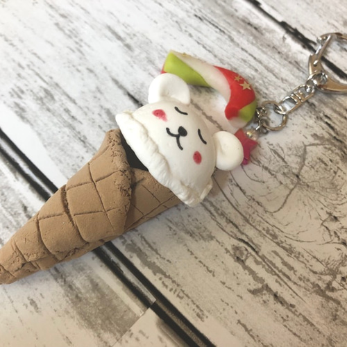 スイーツデコ しろくまちゃんとペンギンちゃんのアイスクリーム