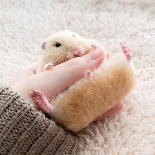 【確認用】ピンクのおミミのくまさん✽羊毛フェルト teaplus 羊毛フェルト minne on X: 