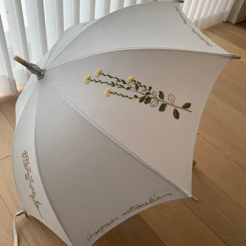 ほぴん様2点おまとめタグ付きグレースコンチネンタル 刺繍日傘 綿×麻 2cadfd99f807e04c1715844353.jpeg