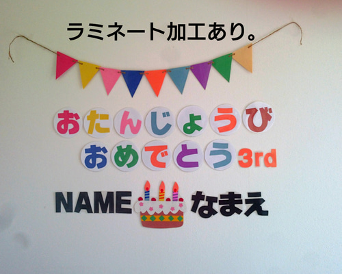 mii様✶⋆確認専用ページ バースデーガーランド（ネーム含む） 0_376ef24ceb2b90c8540640c44dfe