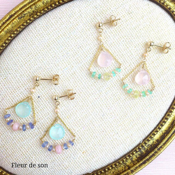 K14gf pastel ﾓﾛｯｺ peach pink color ﾋﾟｱｽ 2枚目の画像