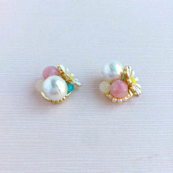 October pastel  jewelry box ﾋﾟｱｽorｲﾔﾘﾝｸﾞ 2枚目の画像