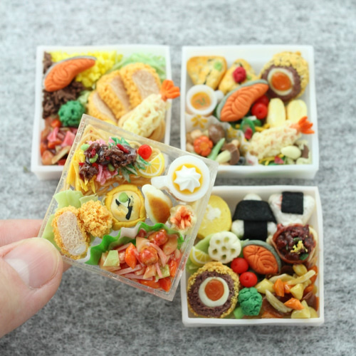 4種限定(送料無料)】ミニチュア・お弁当（ご指定の通りに加工・納品可