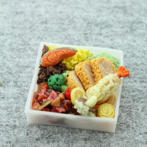 4種限定(送料無料)】ミニチュア・お弁当（ご指定の通りに加工・納品可