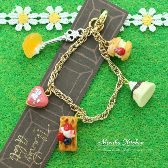 Kawaii☆Festa ハンドメイド ハートマカロンネックレス2種セット