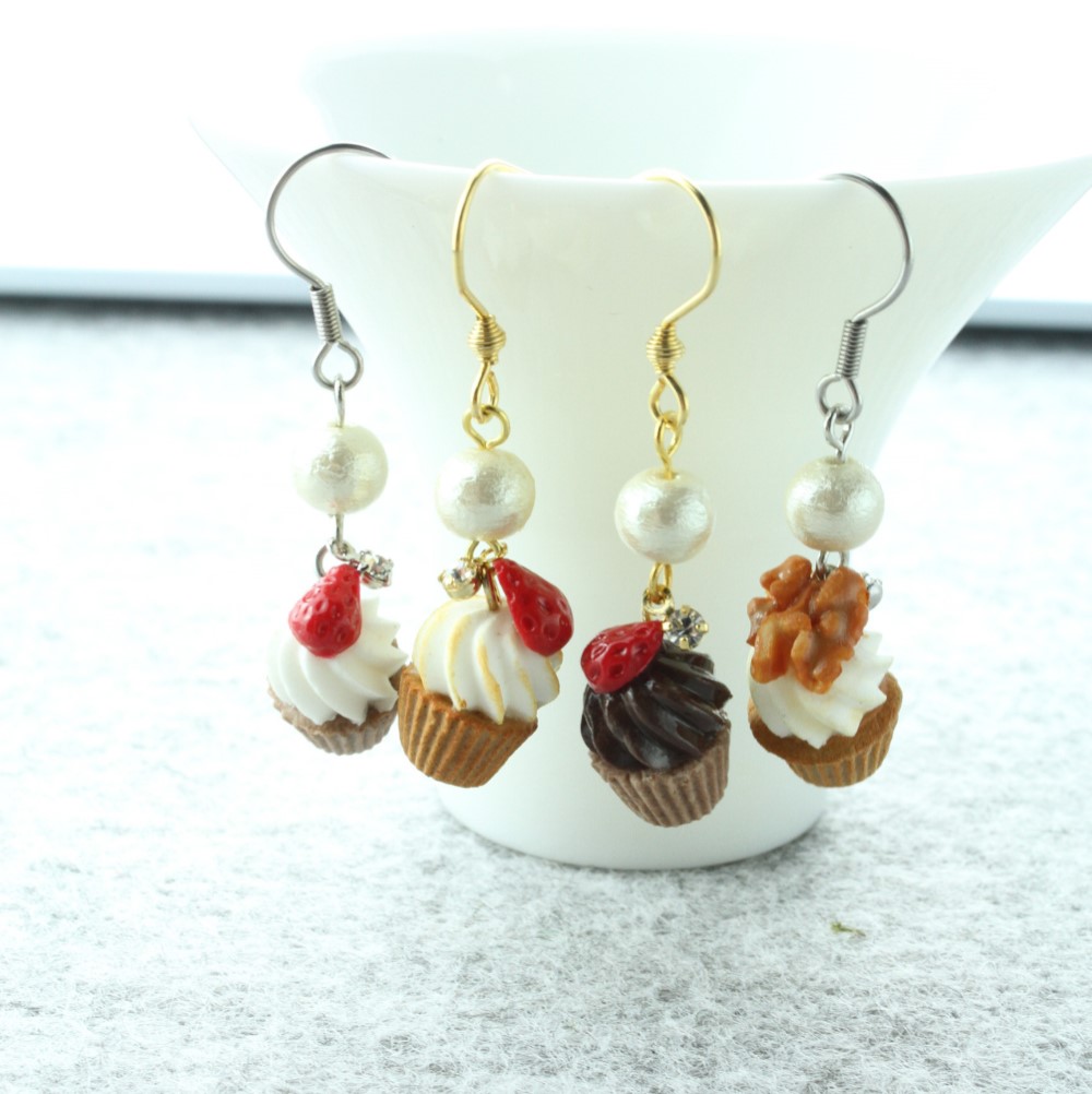【ネット限定】 14k ケーキ スイーツ ピアス アクセサリー