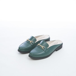 【英格蘭風】台灣作る鞋 英格蘭紋 孔雀石綠 第4張的照片