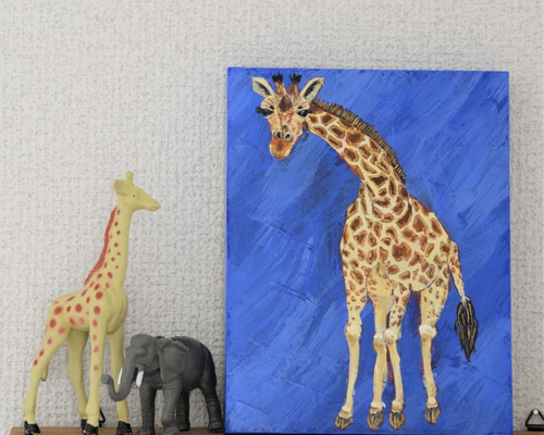 カラフルキリン | Yoshimitu ｜インテリア絵画 アートの専門通販