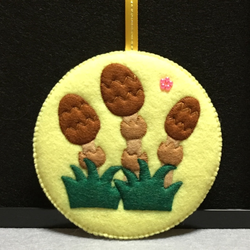フェルト 花 壁飾り ガーランド タペストリー たんぽぽ すずらん