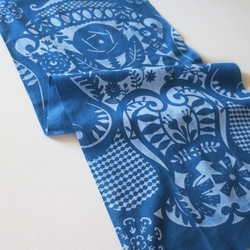 手染毛巾~AW#2~（顏色：靛藍） 第1張的照片