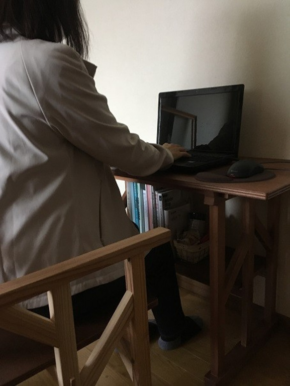 Region 05  mini desk   ミニテーブル　木製デスク　学習机　 10枚目の画像