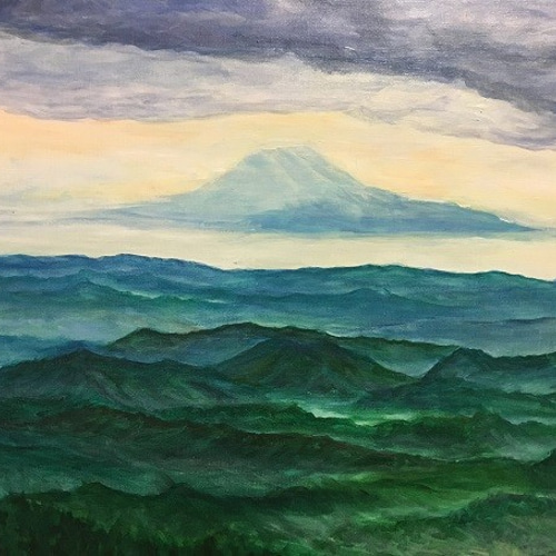 霧島 M50号油彩 絵画 C.P.C.art&interior 通販 11550273｜Creema